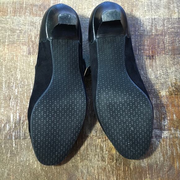 SAS San Antonio Shoes Cate Mary Jane Pump Black Womens 8 W Heel Retro Coquette - Picture 9 of 10